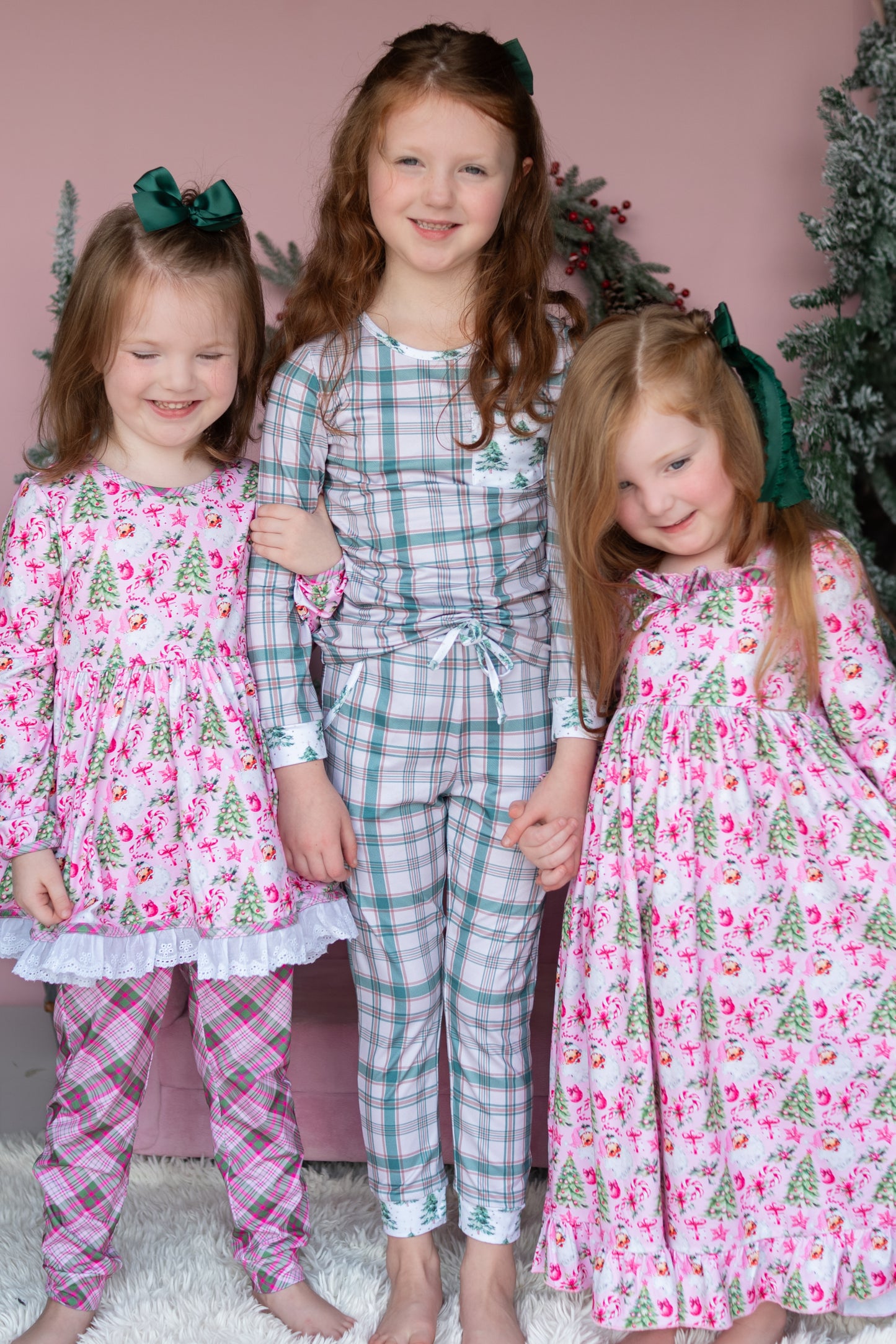 Classic Santa Tunic Set Preorder (Joggers or Bloomers/Shorties)