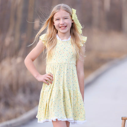 Sunshine Floral twirl dress