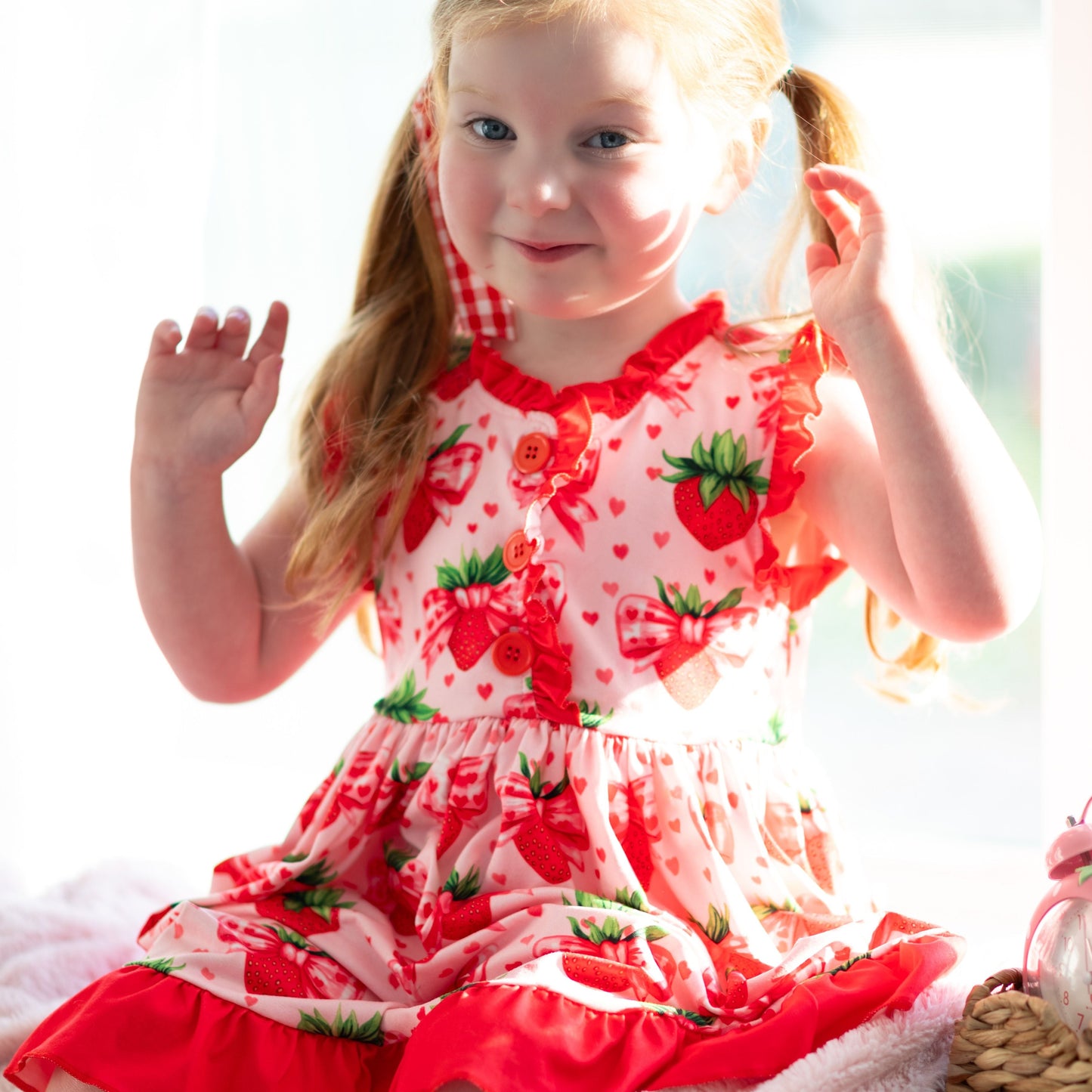 LPK Strawberry Fields gown set