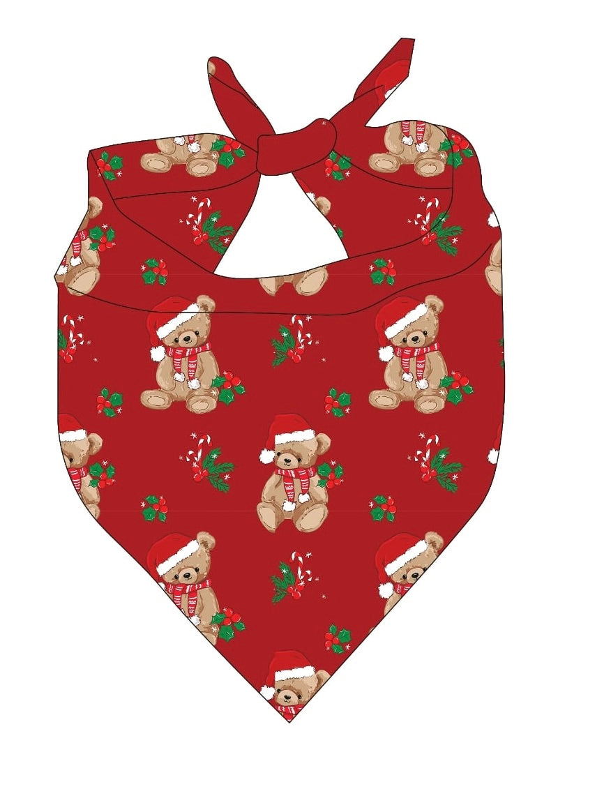 Classic Christmas Pet Bandana Preorder
