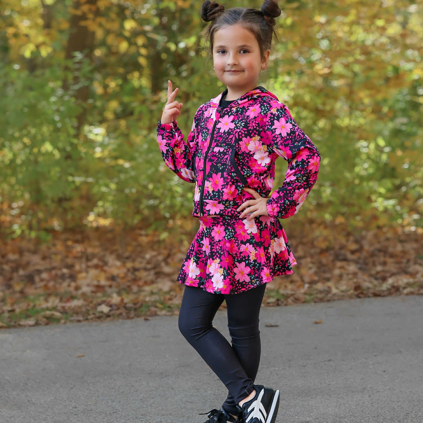 LPK Floral Skirted Leggings Athletic Set PRESALE