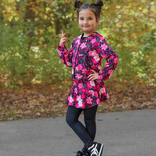 LPK Floral Skirted Leggings Athletic Set PRESALE