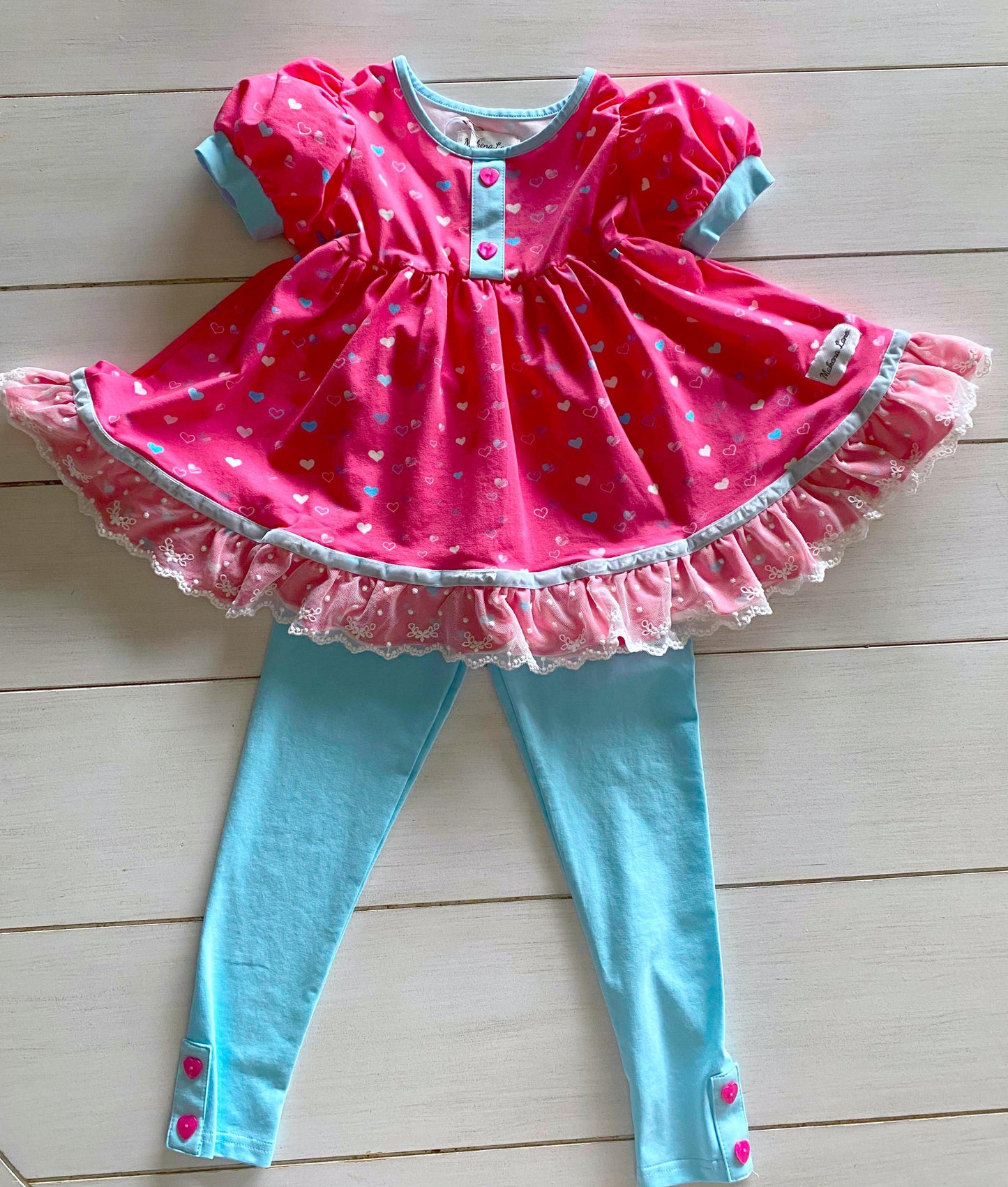 Heart Tunic Set (SIZE 10 ONLY)