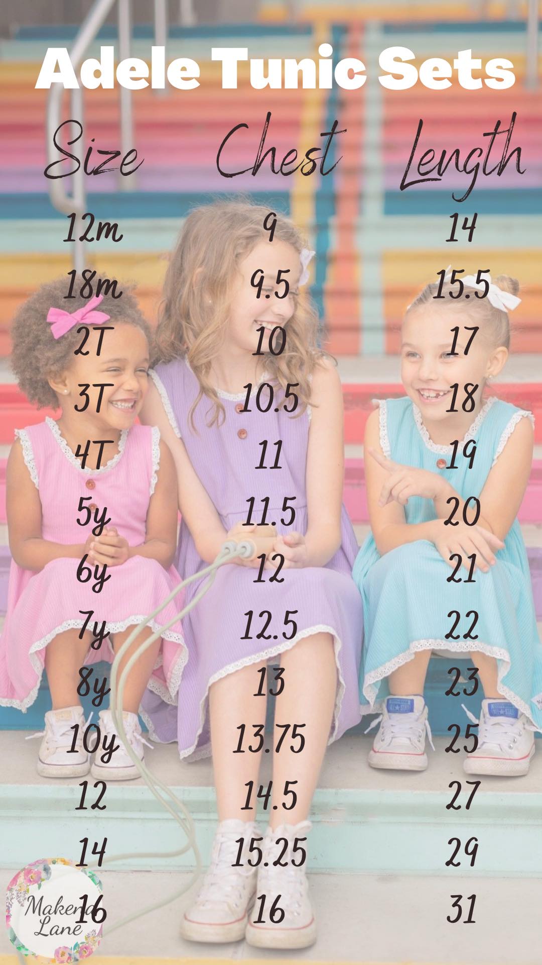 Adele Sets (Pink, Blue, Lavender)