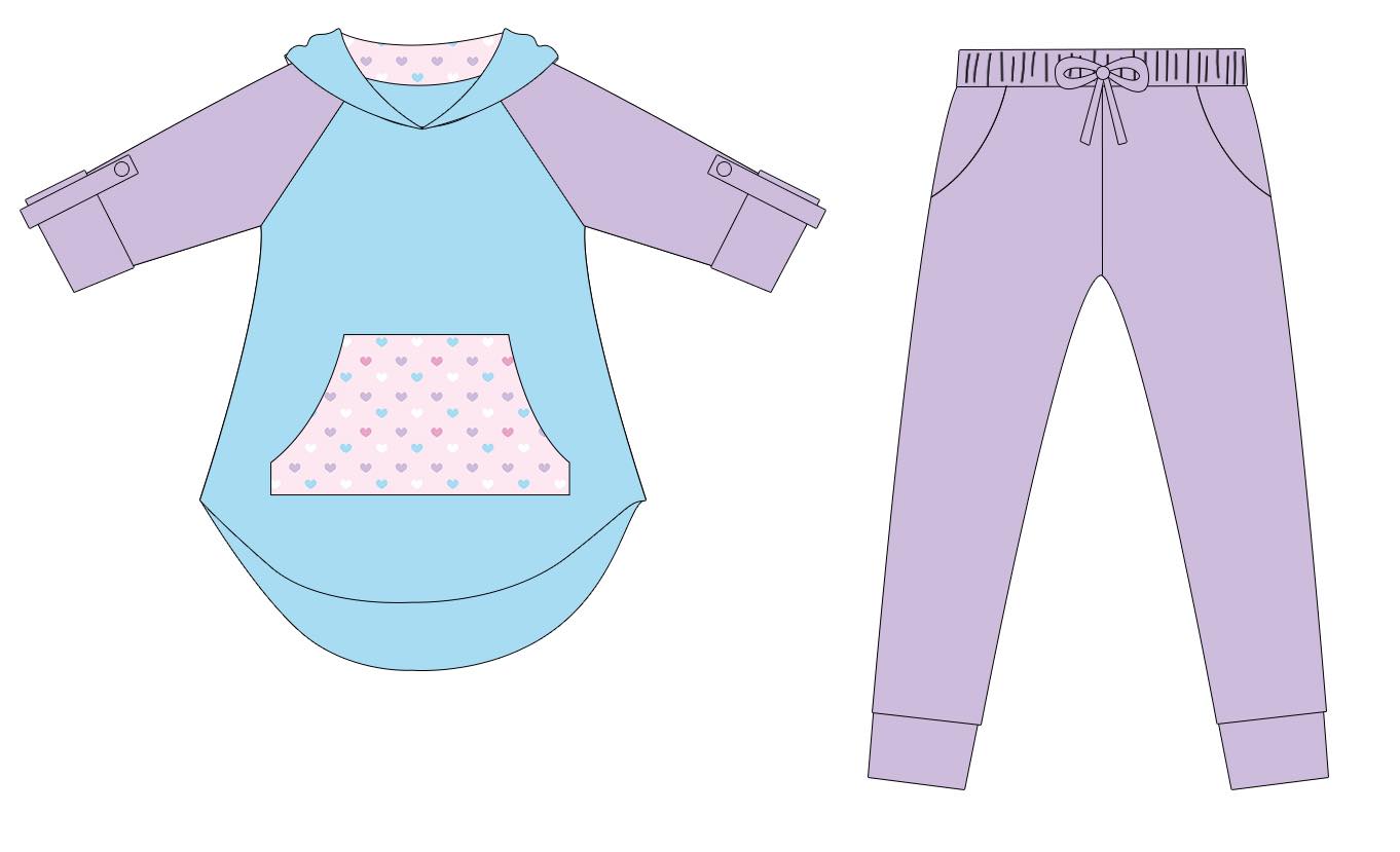 Hoodie (only) Candy Hearts