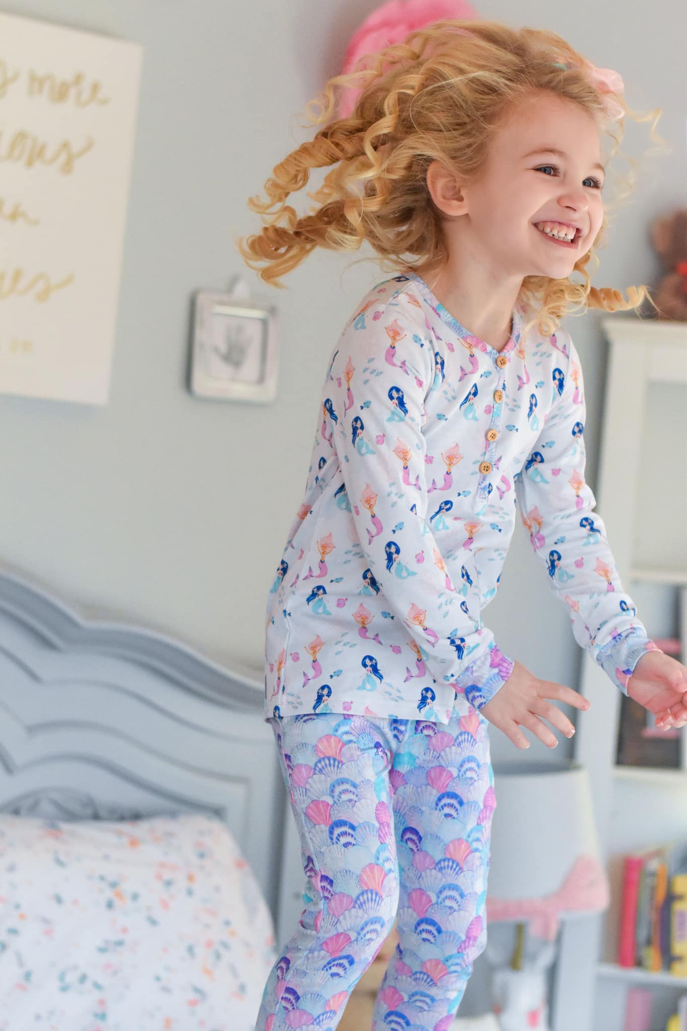 Bamboo Viscose Mermaid Lounge Set