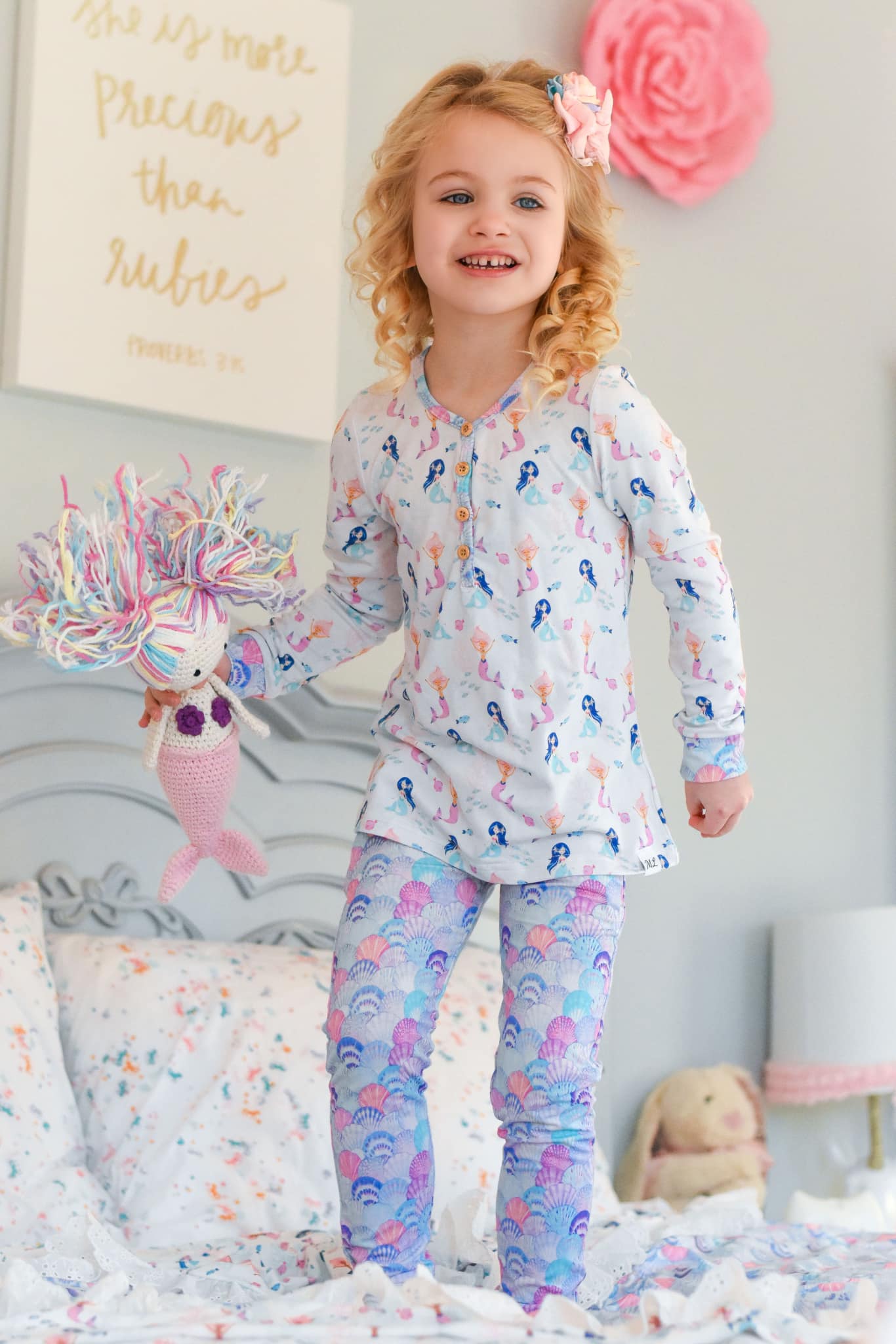 Bamboo Viscose Mermaid Lounge Set