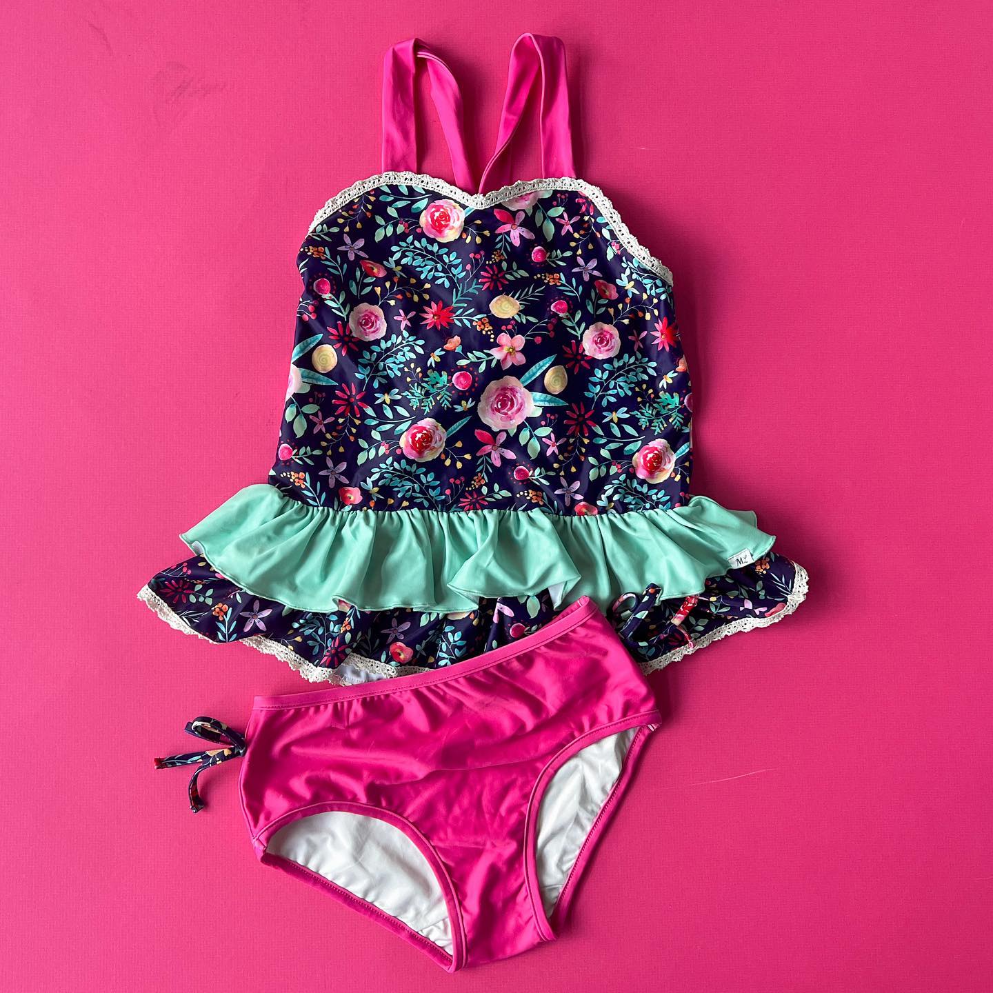 Girls Tankini Set-Florida Coast 4.0.