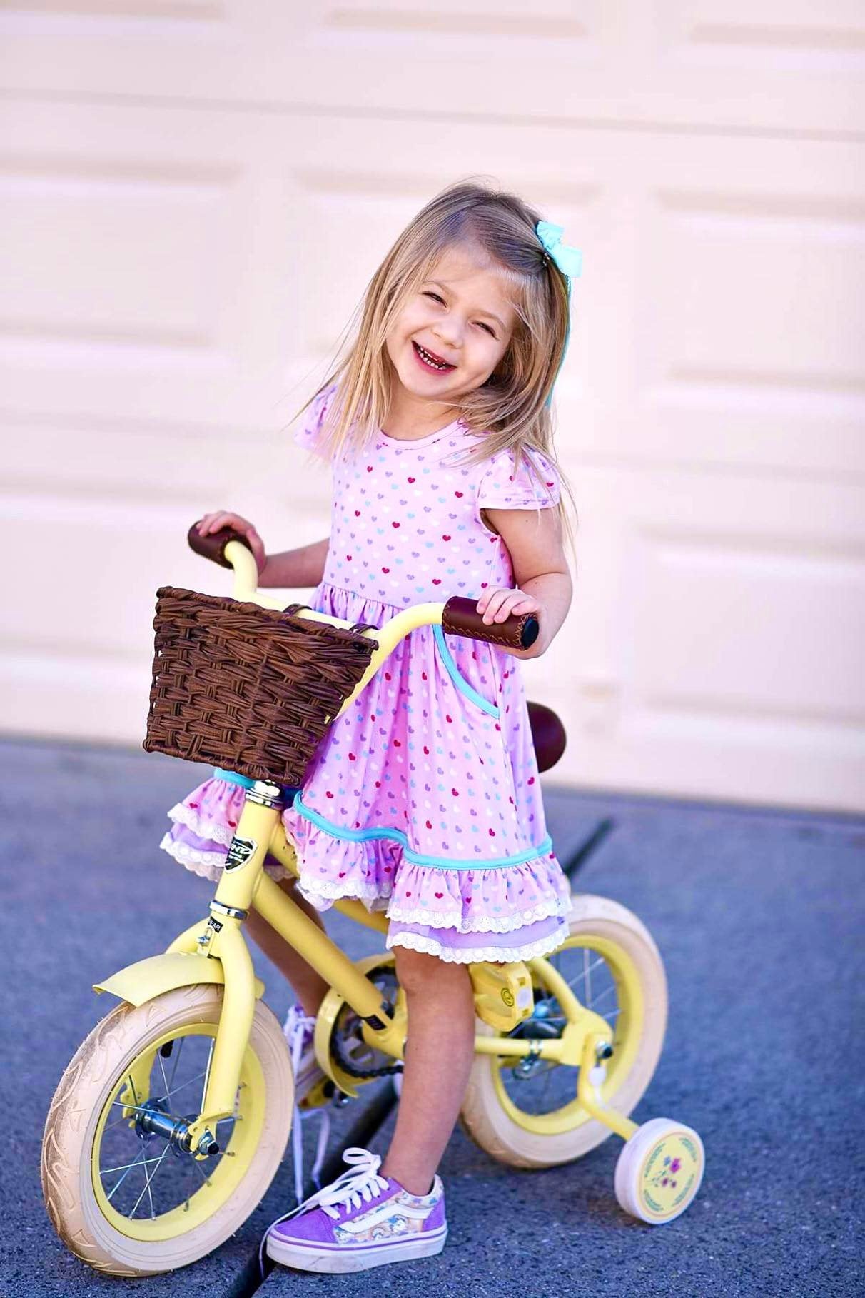 Candy Hearts Ruby Twirl and Skirted Romper