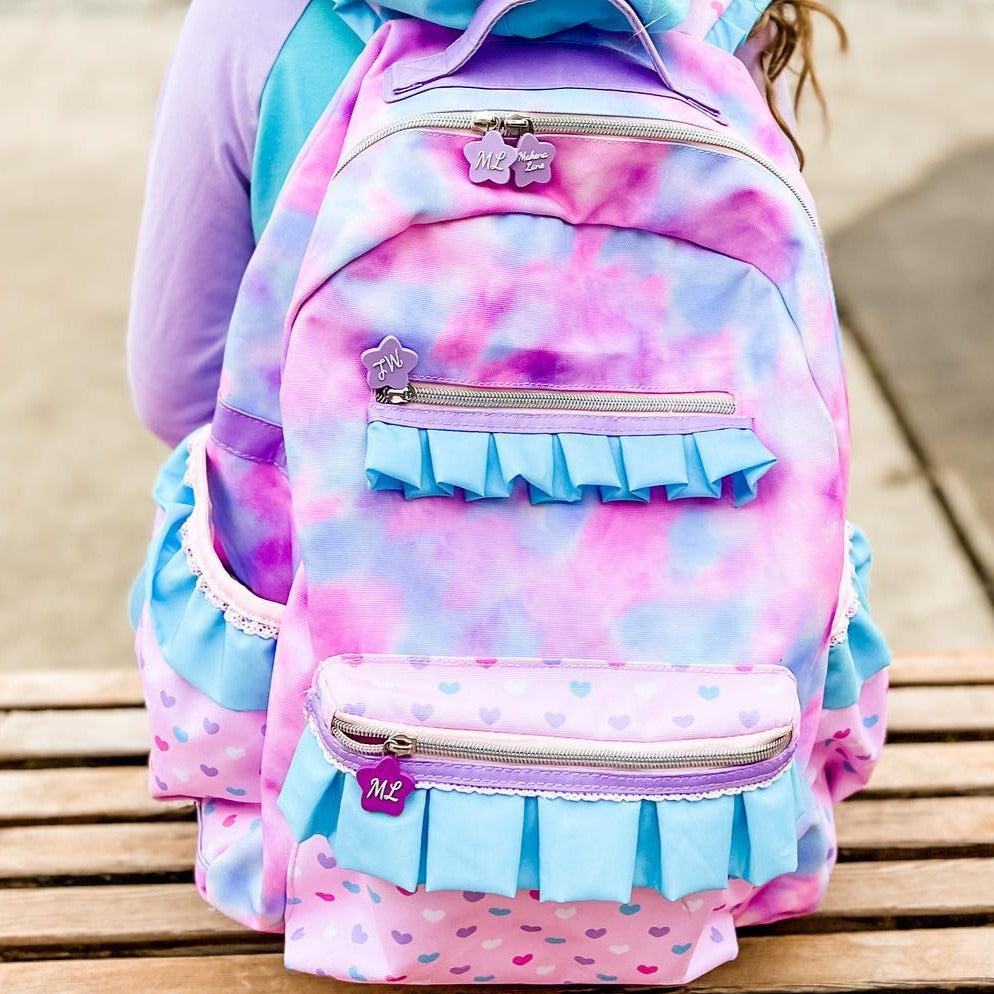 Candy Heart Tie Dye Backpack
