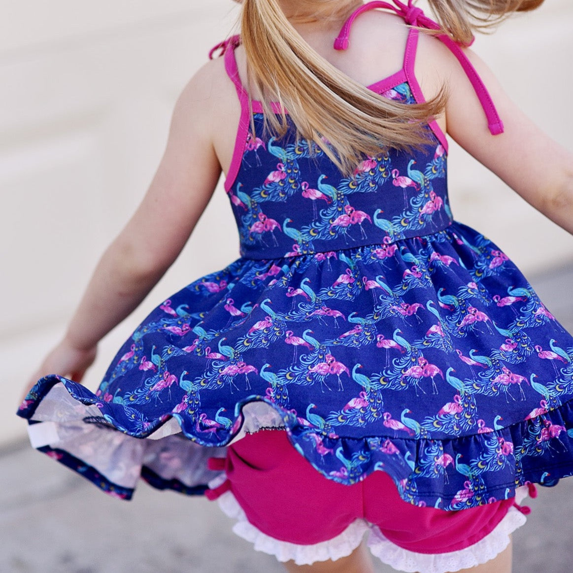 Flamingo Peacock set