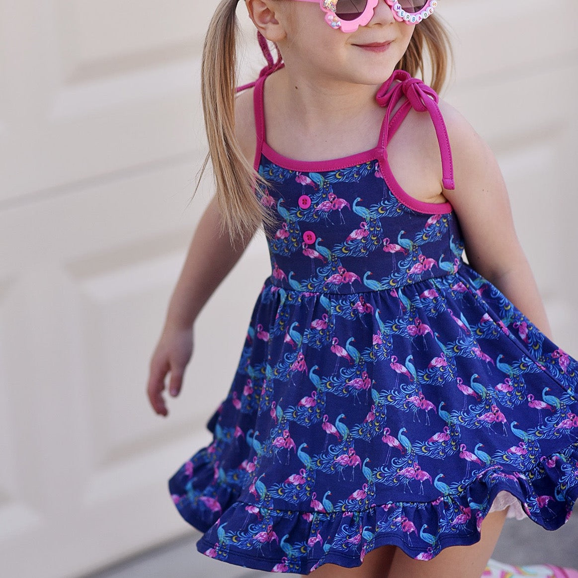 Flamingo Peacock set