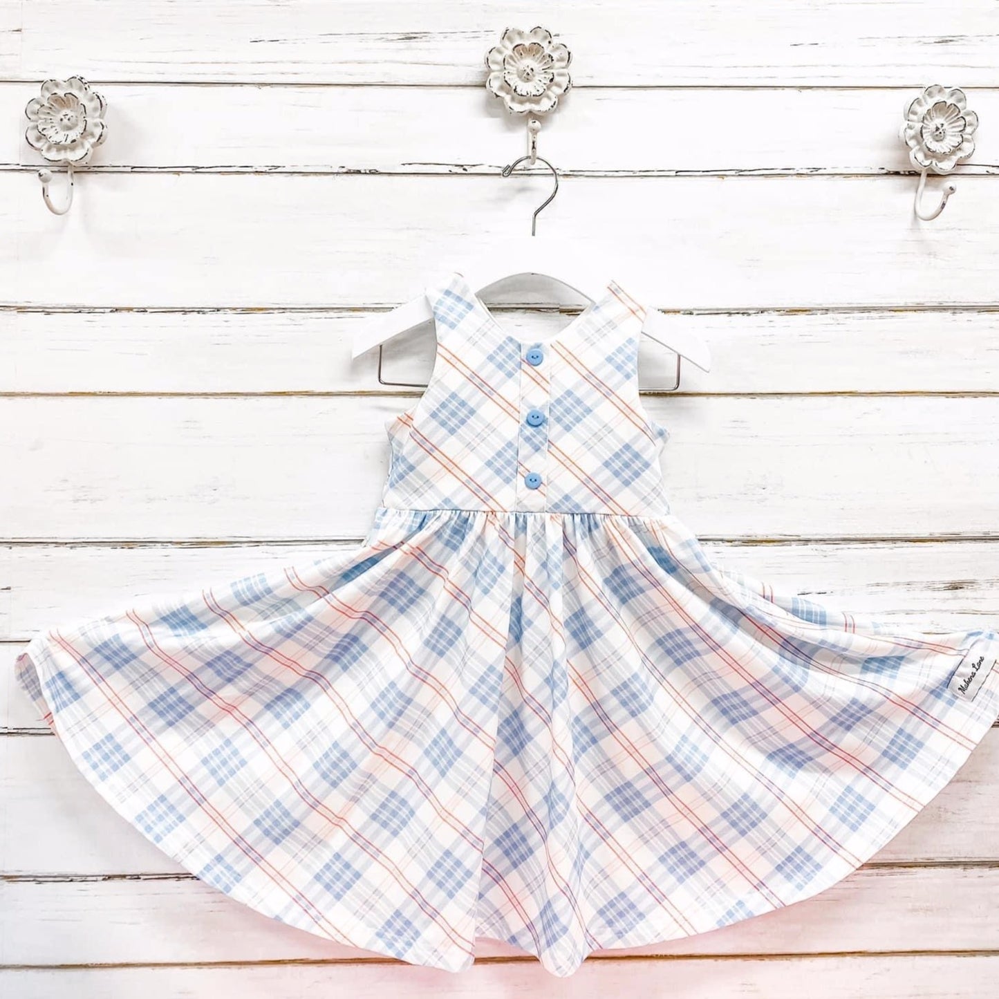 RWB Twirl Dress Set size 8