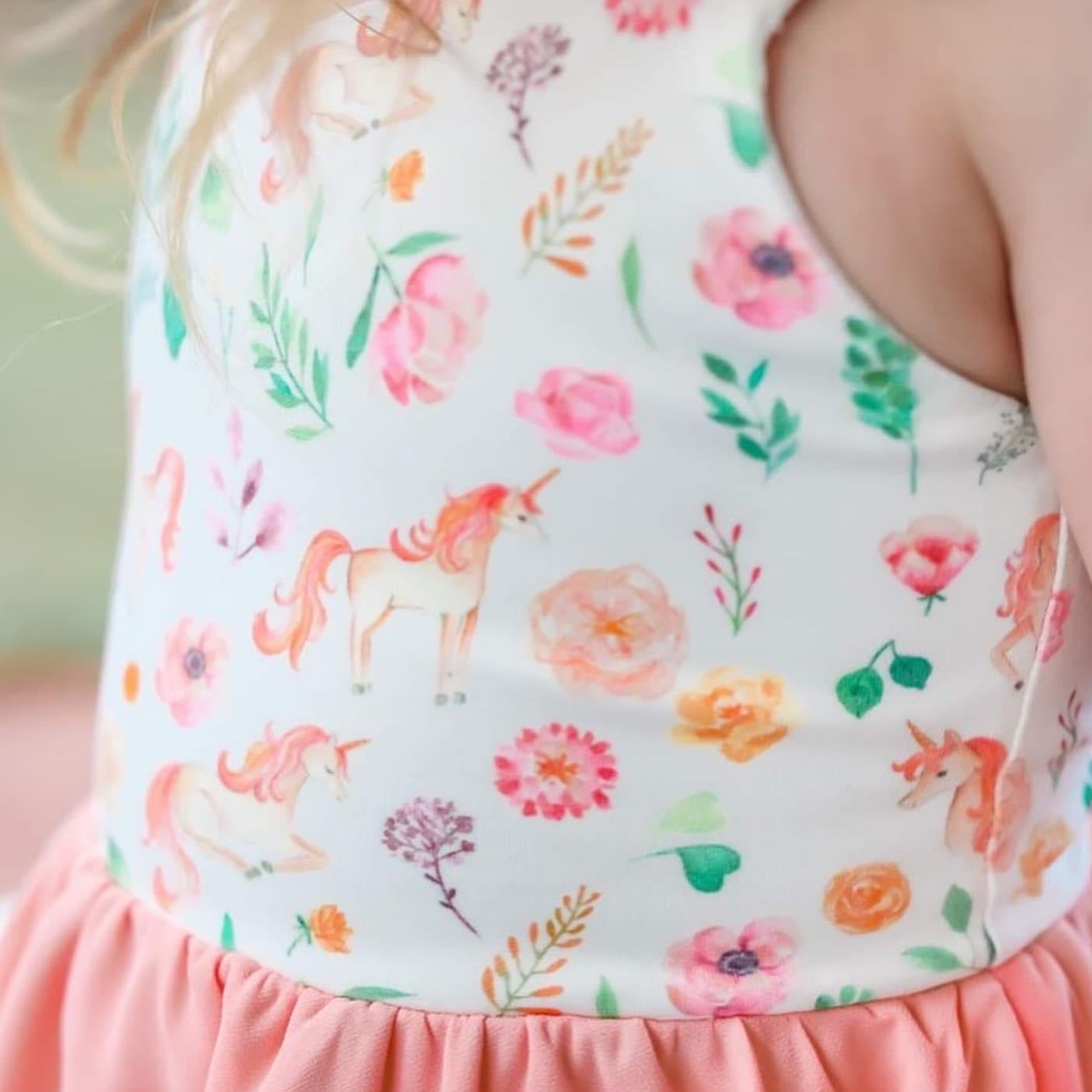 Princess Unicorn Twirl +bloomers (18m only)