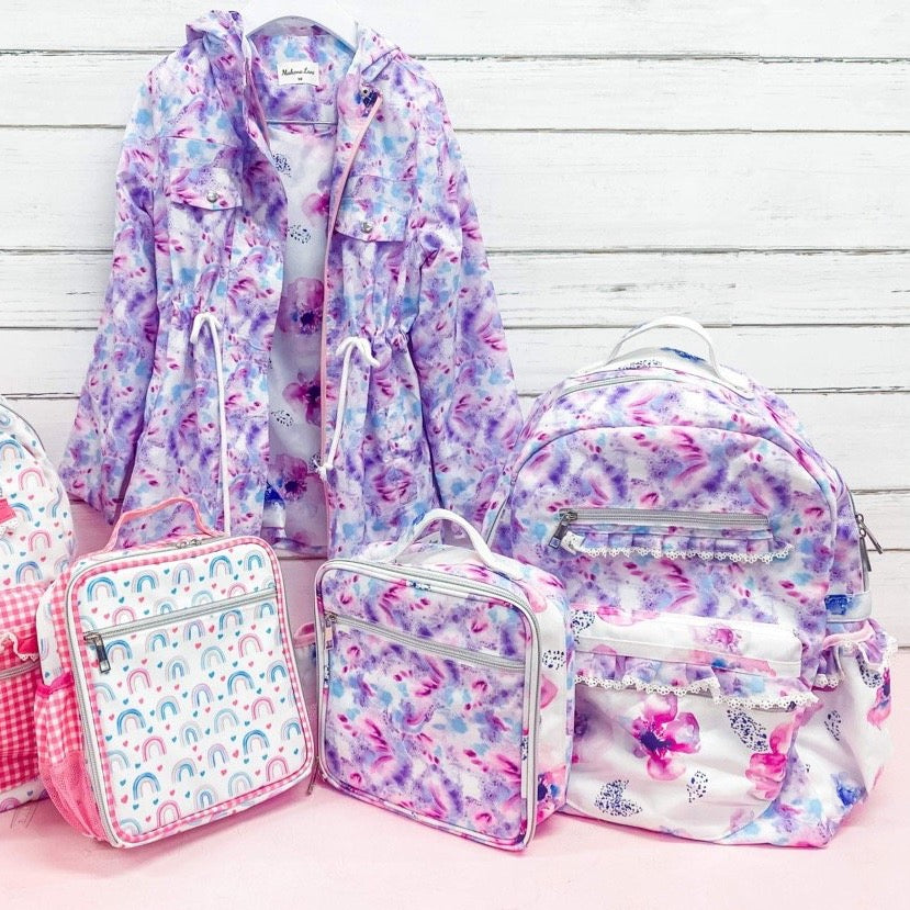 Purple Splash Lunch Bag