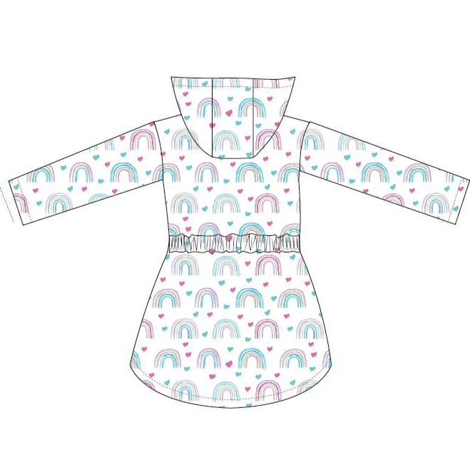 Love Rainbows Raincoat