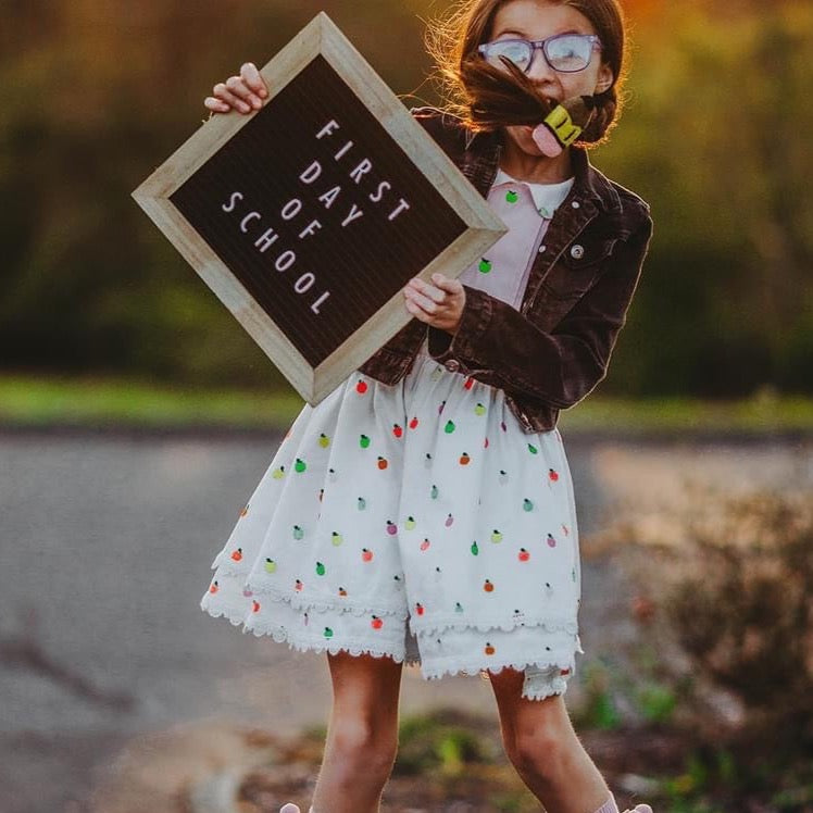 A is for Apple: Dress (dress only) SIZE 12 & 14 ONLY