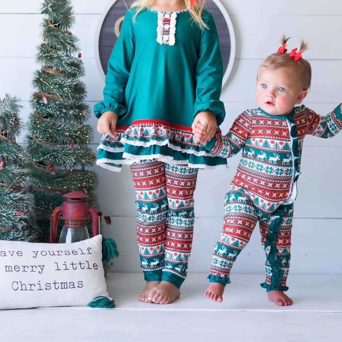Onesie 6m-16yrs! {Fireside Fair Isle Lounge)