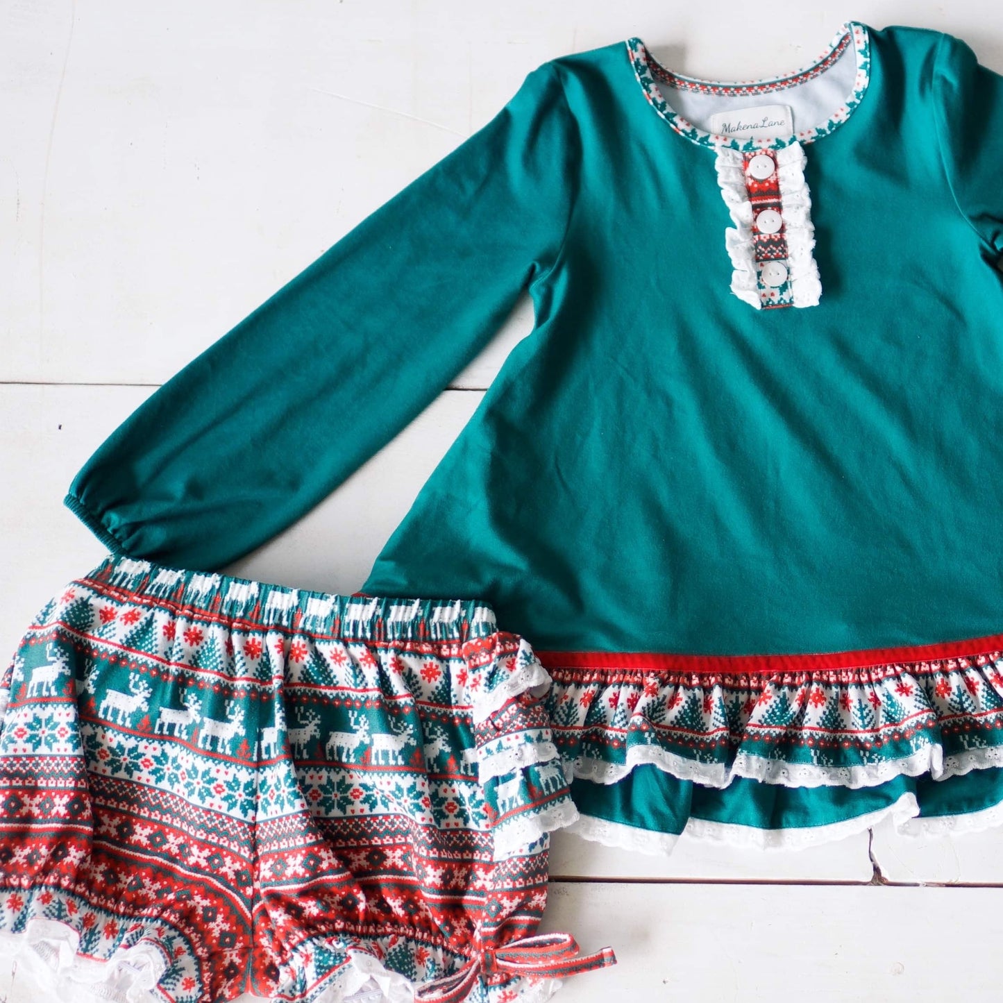 Girl 3pc Set {Fireside Fair Isle Lounge}