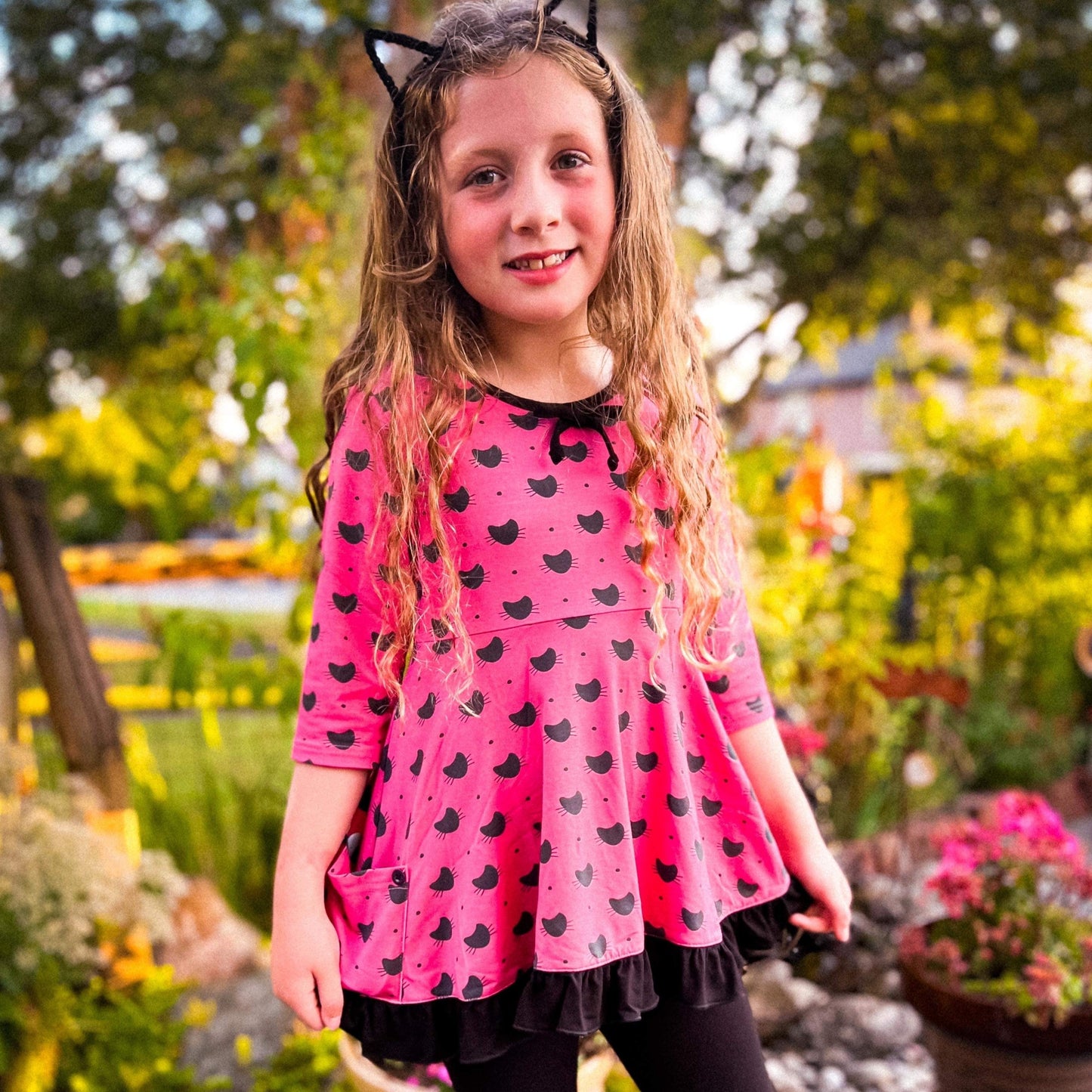 Cat Tunic (only): Halloween Collection