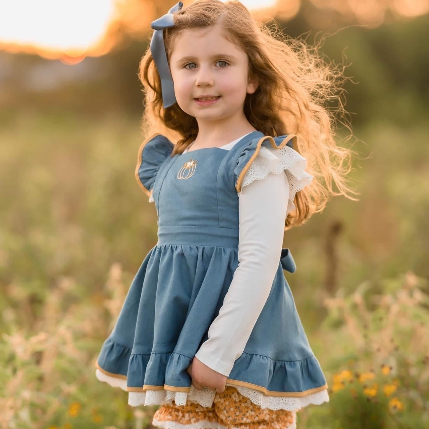 Pumpkin Floral Millie Set