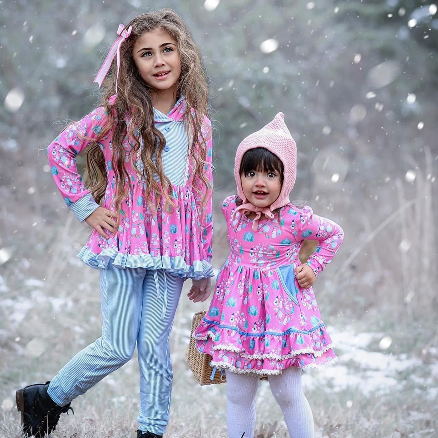 Pretty Snowman Jogger Set (SIZES 10-16)