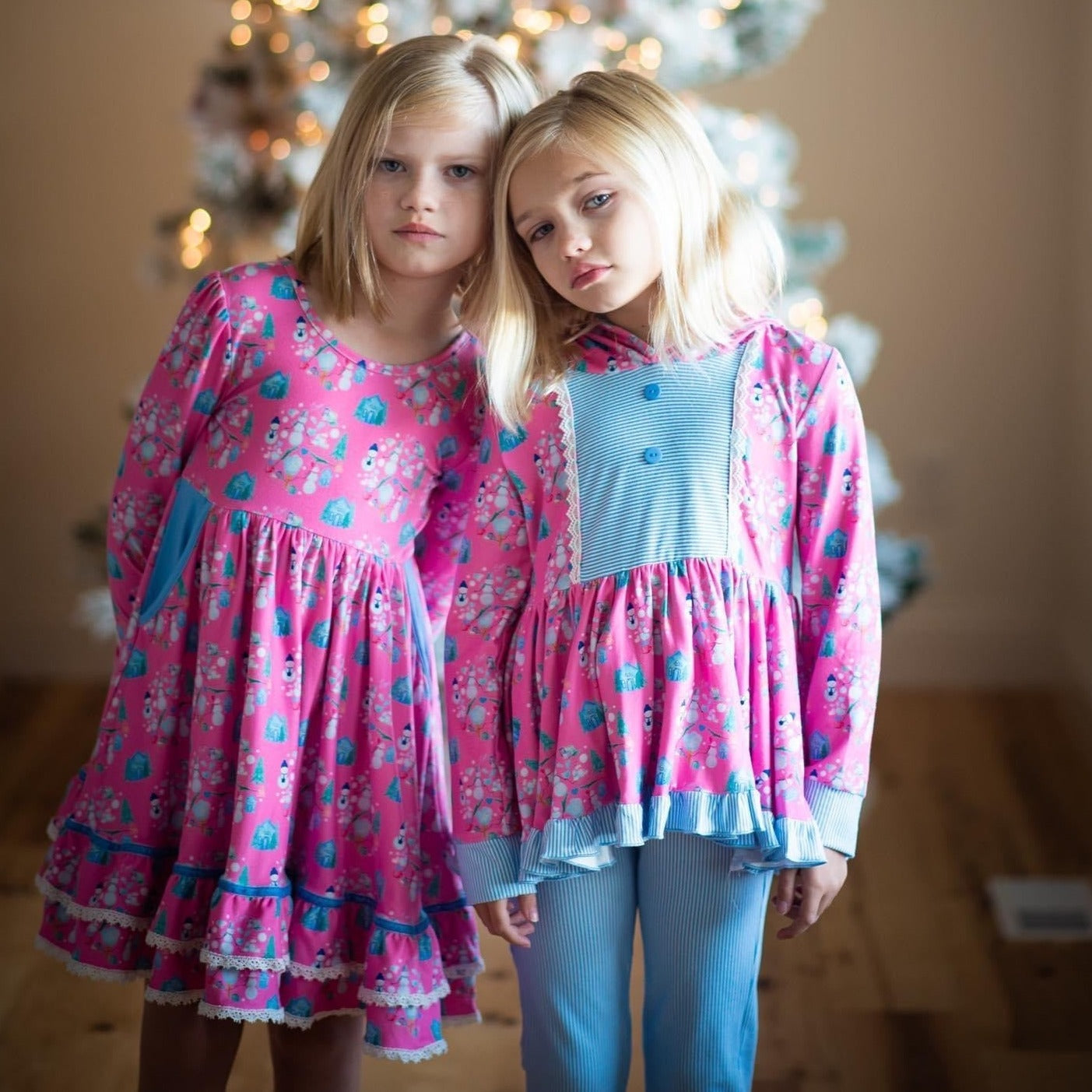 Pretty Snowman Jogger Set (SIZES 10-16)