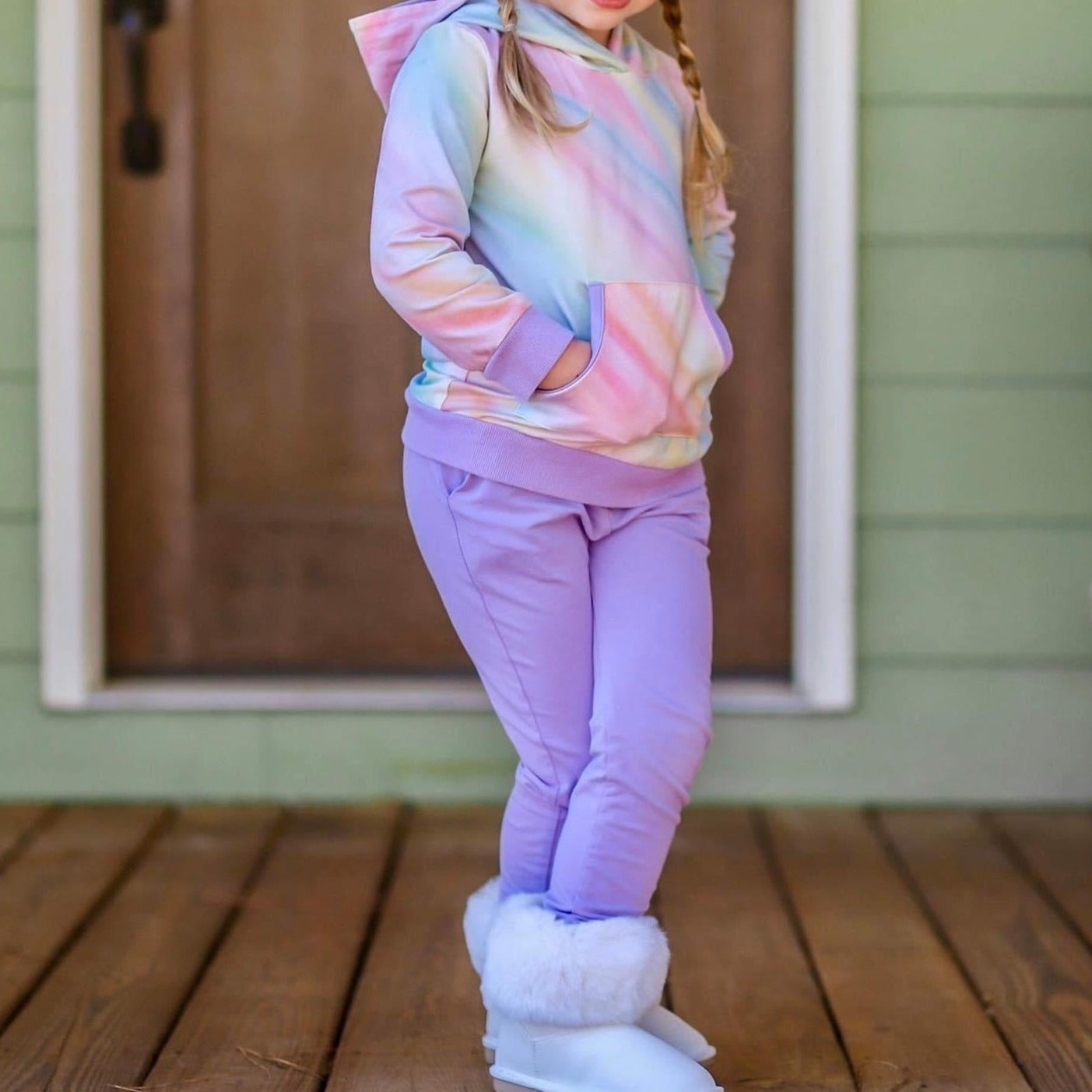 VS 2024 PINK RAINBOW JOGGER SET