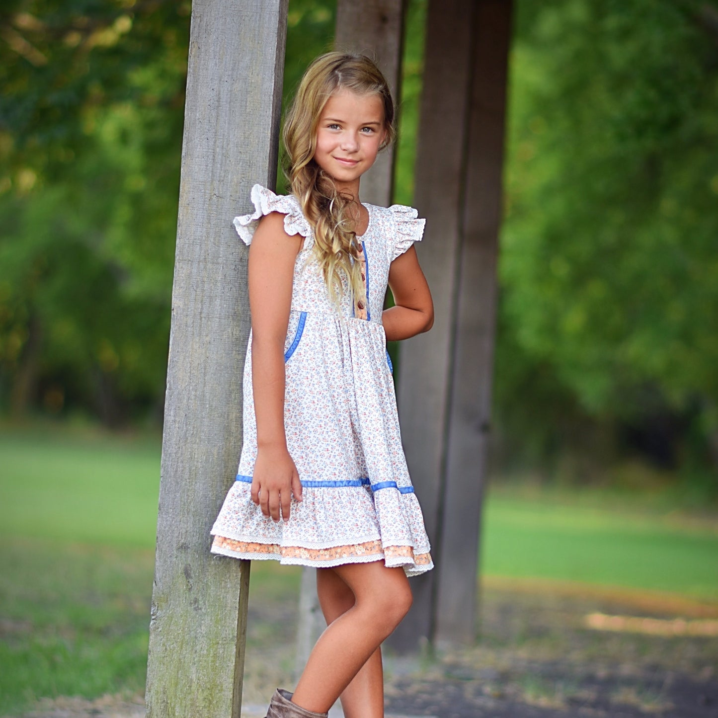 Sunrise Twirl +Shorties set size 6