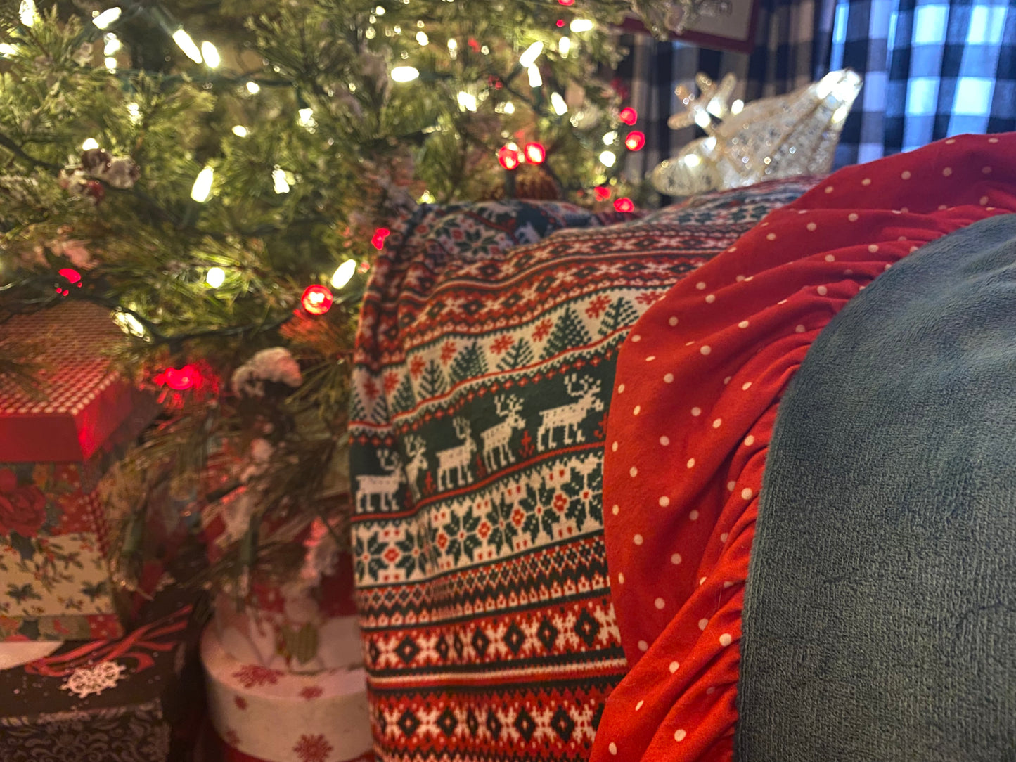 Fireside Fair Isle Blanket