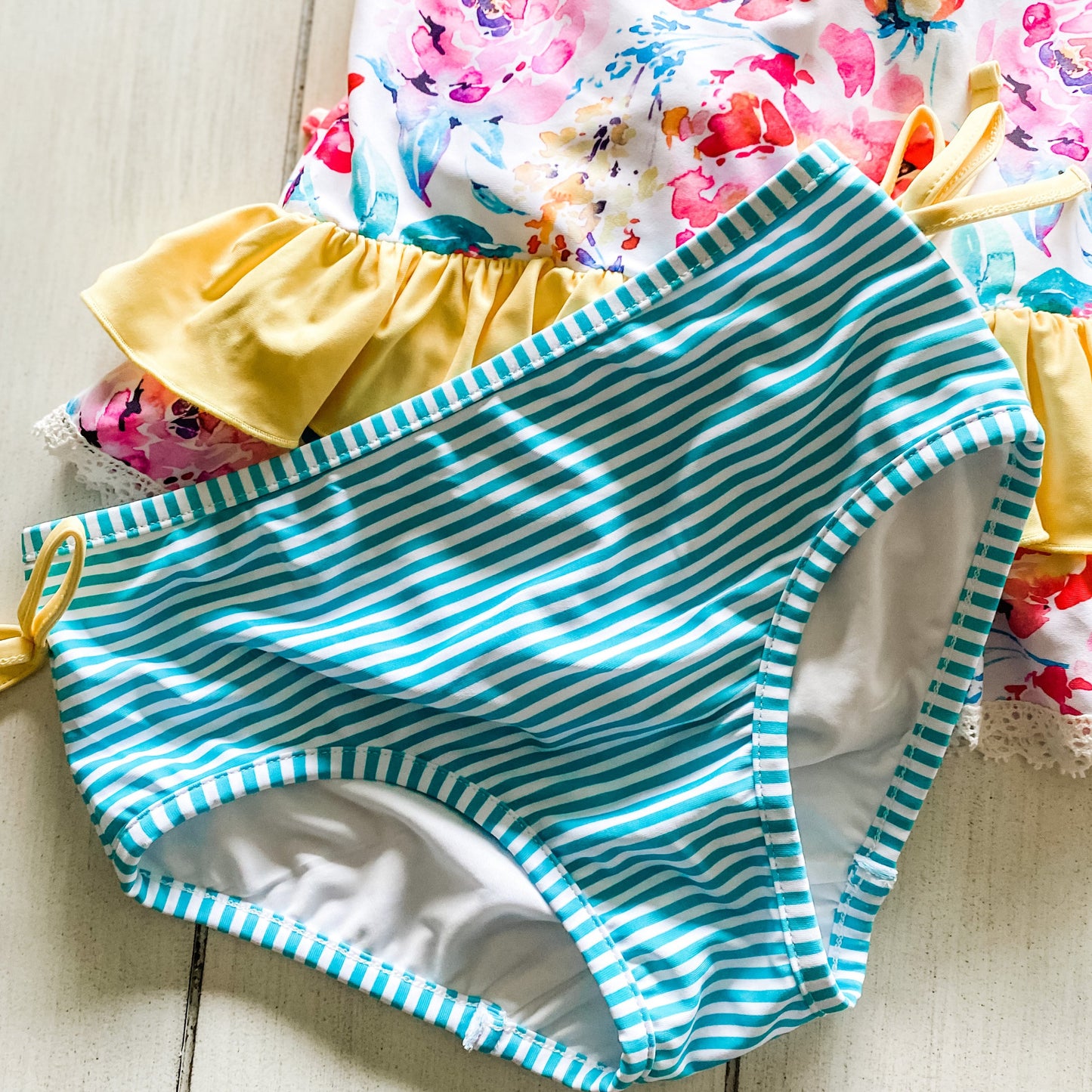 Girls Tankini Set-Florida Coast