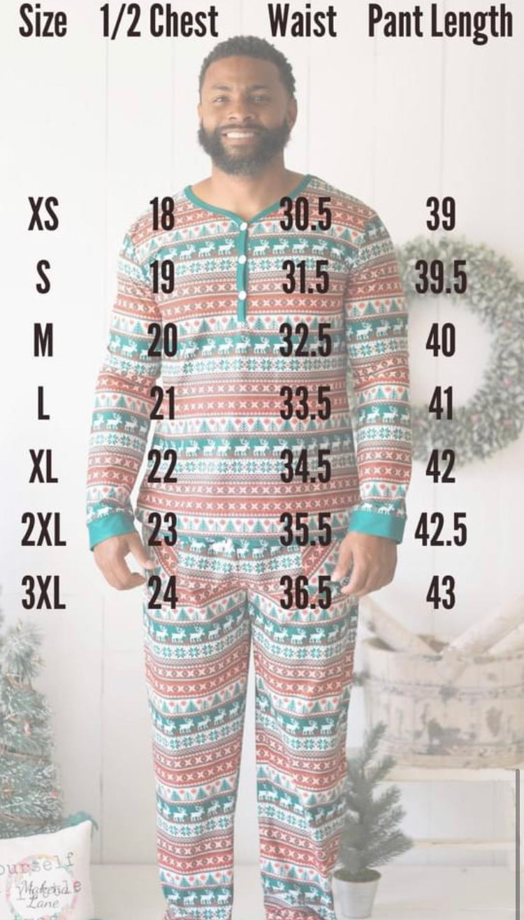 Adult Unisex Set {Fireside Fair Isle Lounge}