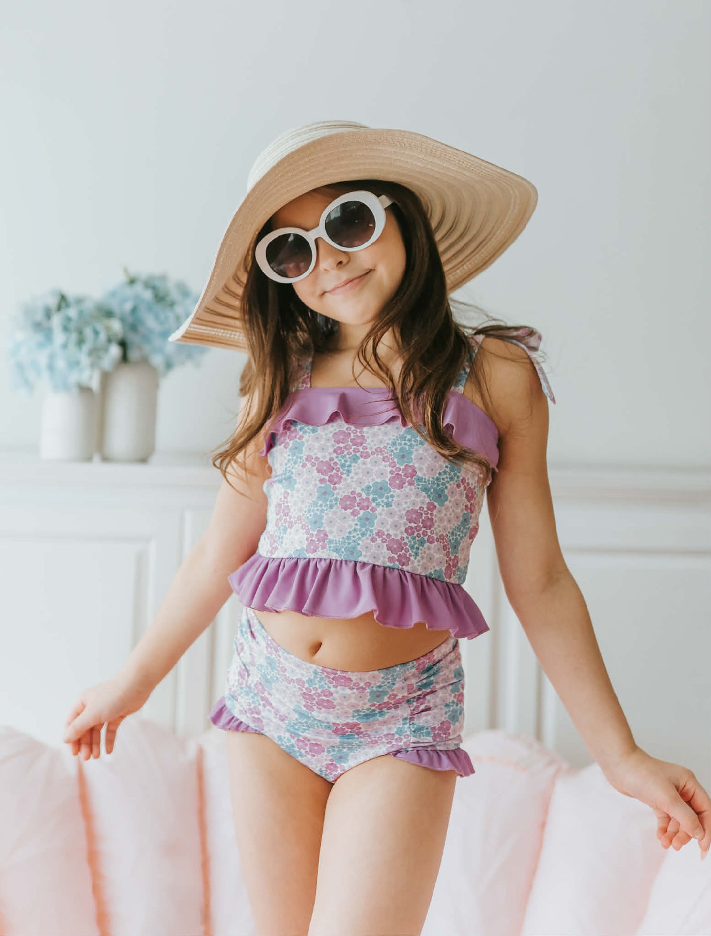 Pastel Daisy's Smocked 2 Piece