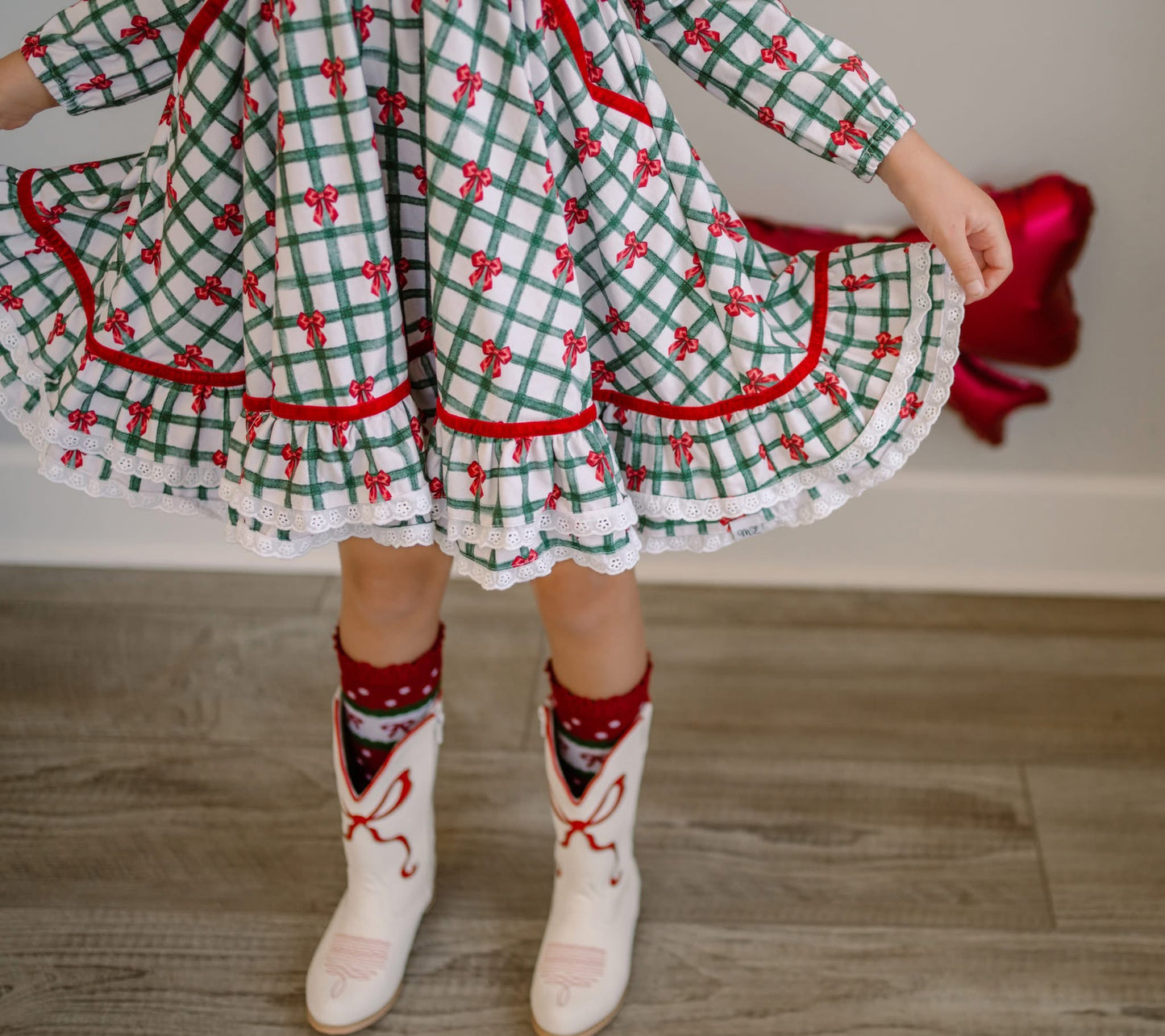 Bow Plaid Ruby Presale