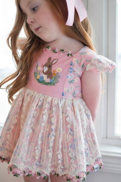 Pink Floral Sawyer Set (choice of length and chest design)