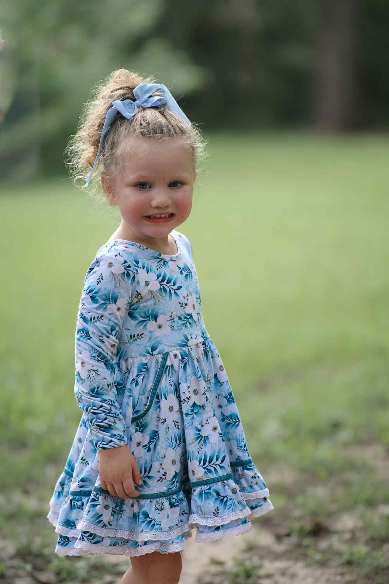 Winter blue floral Ruby Presale