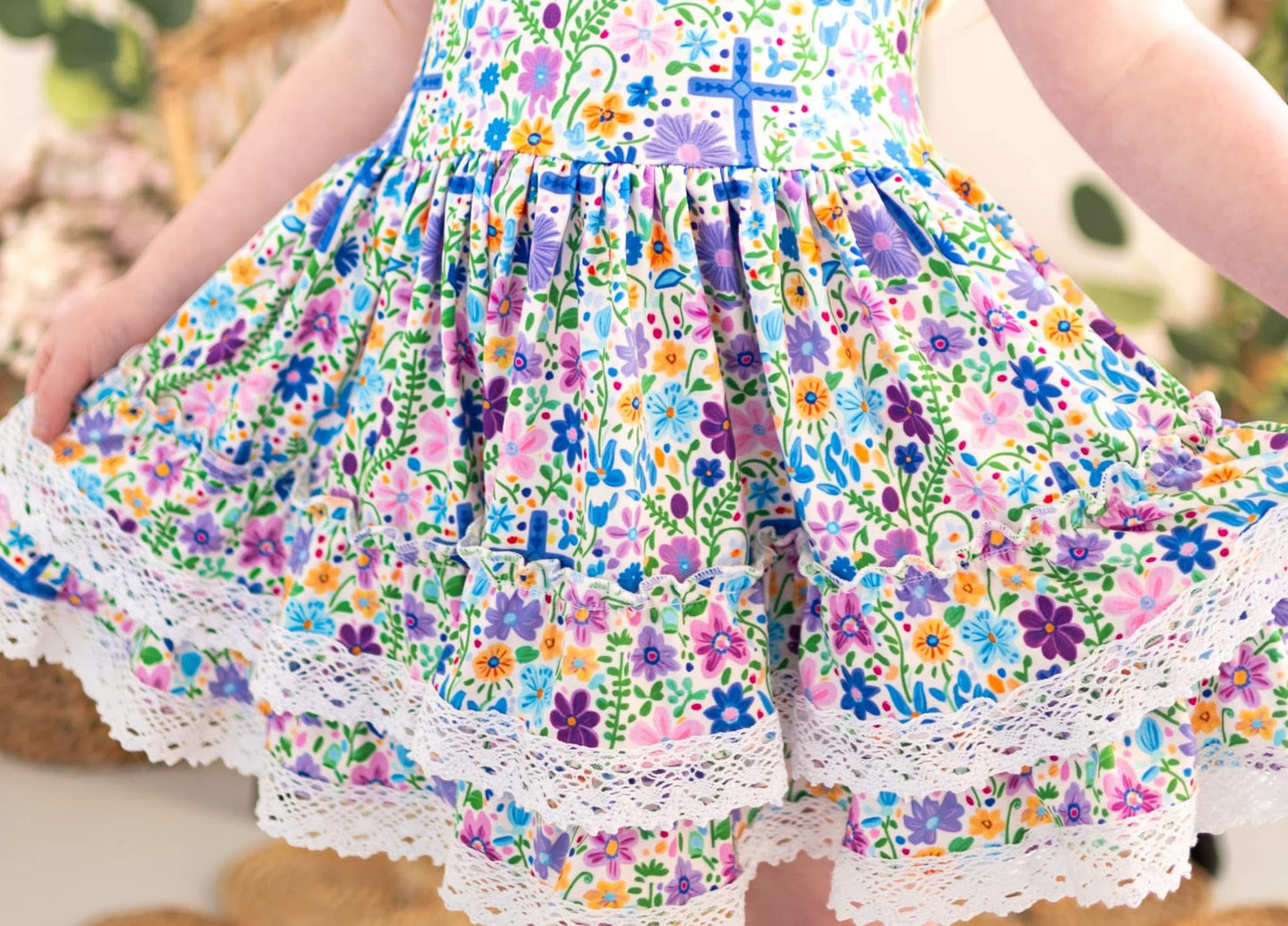 Floral Crosses LPK twirl set