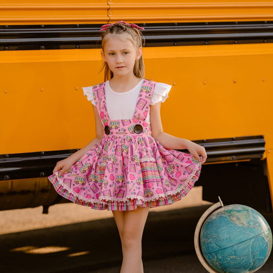 Suspender Skirt {Retro Back to School PREORDER)