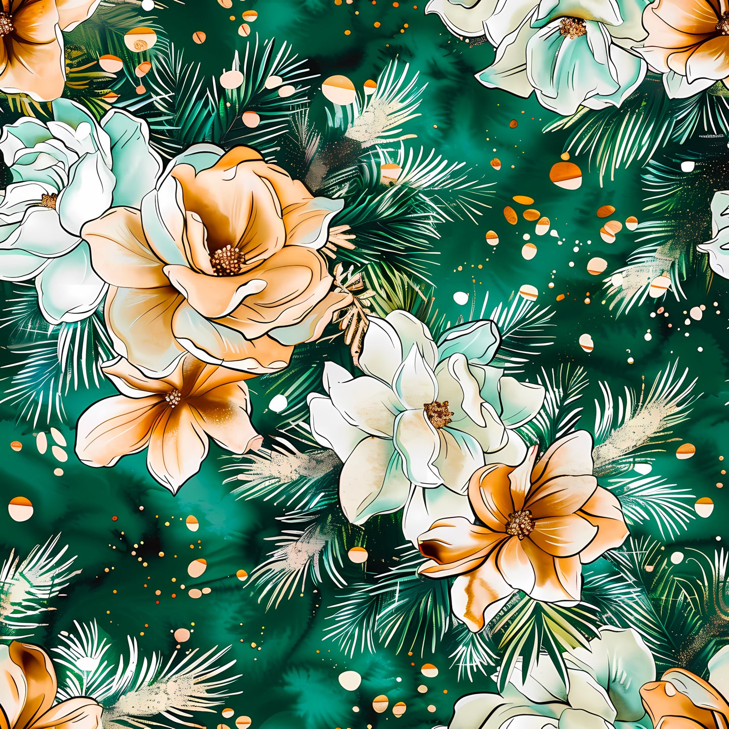 Evergreen floral Ruby Presale