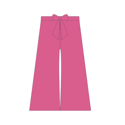 Wide Leg Pink Athletic Pants Presale