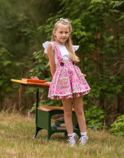 Suspender Skirt {Retro Back to School PREORDER)