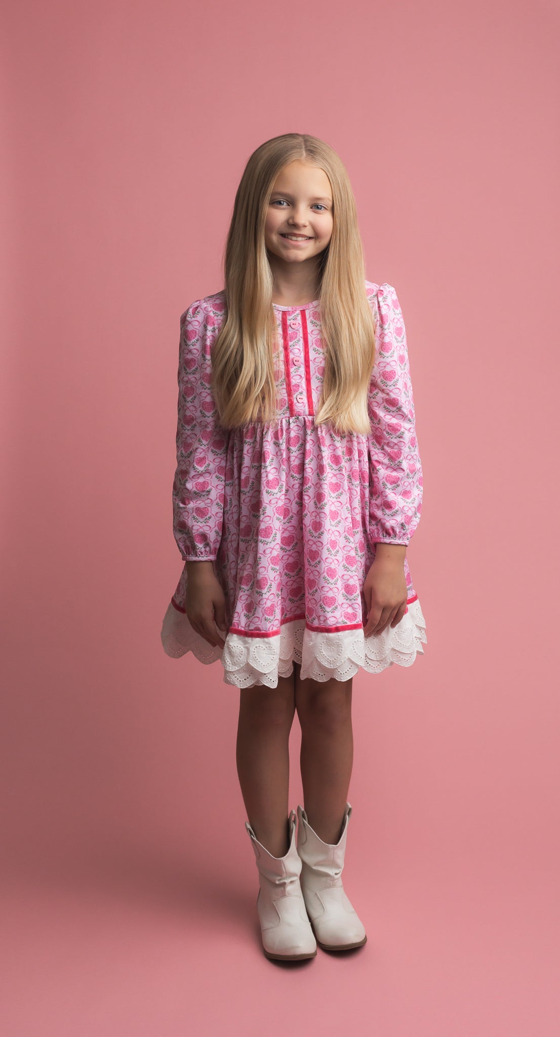 Vintage Heart Oliviah Set (length & sleeve options) Preorder