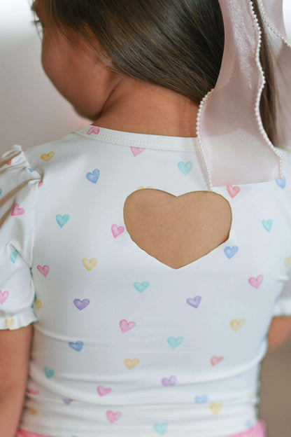 Love Hearts Athletic Skort Set