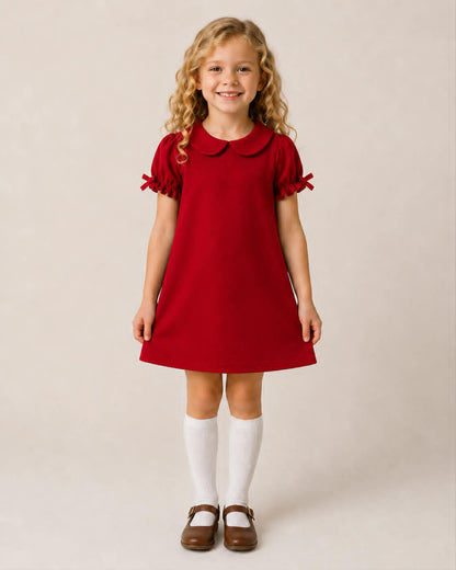 T-Shirt PeterPan Bow Dresses Fall Separates Preorder (4 colorways)