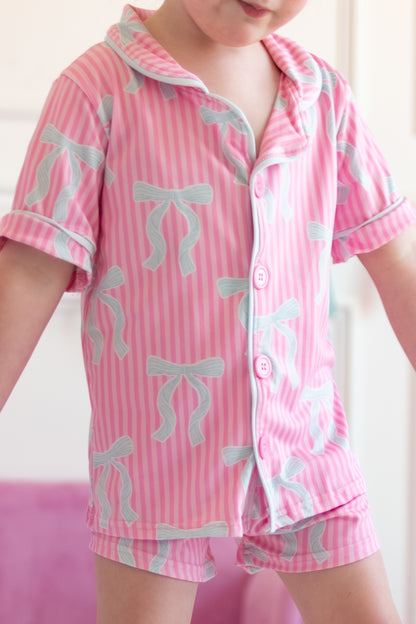 Bows Pjs (Mama or Girls)