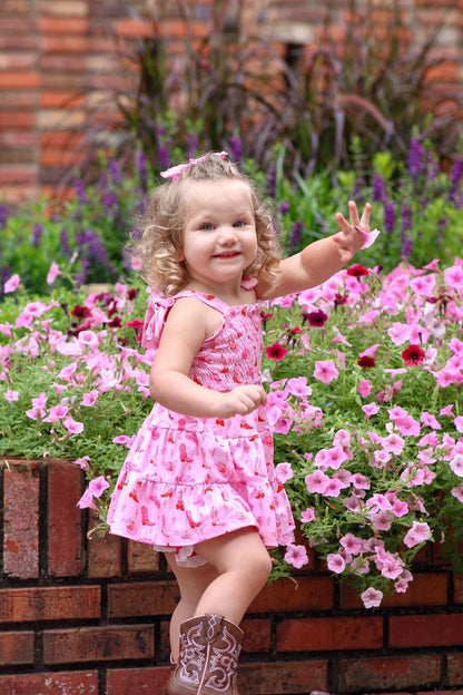 Cowboy Boot Dress set