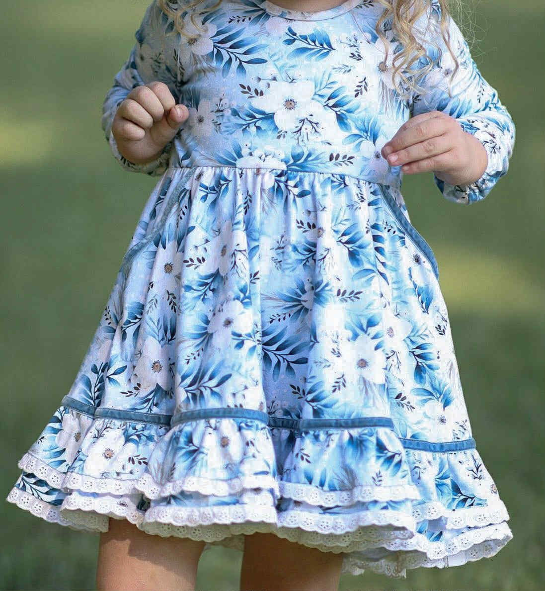 Winter blue floral Ruby Presale