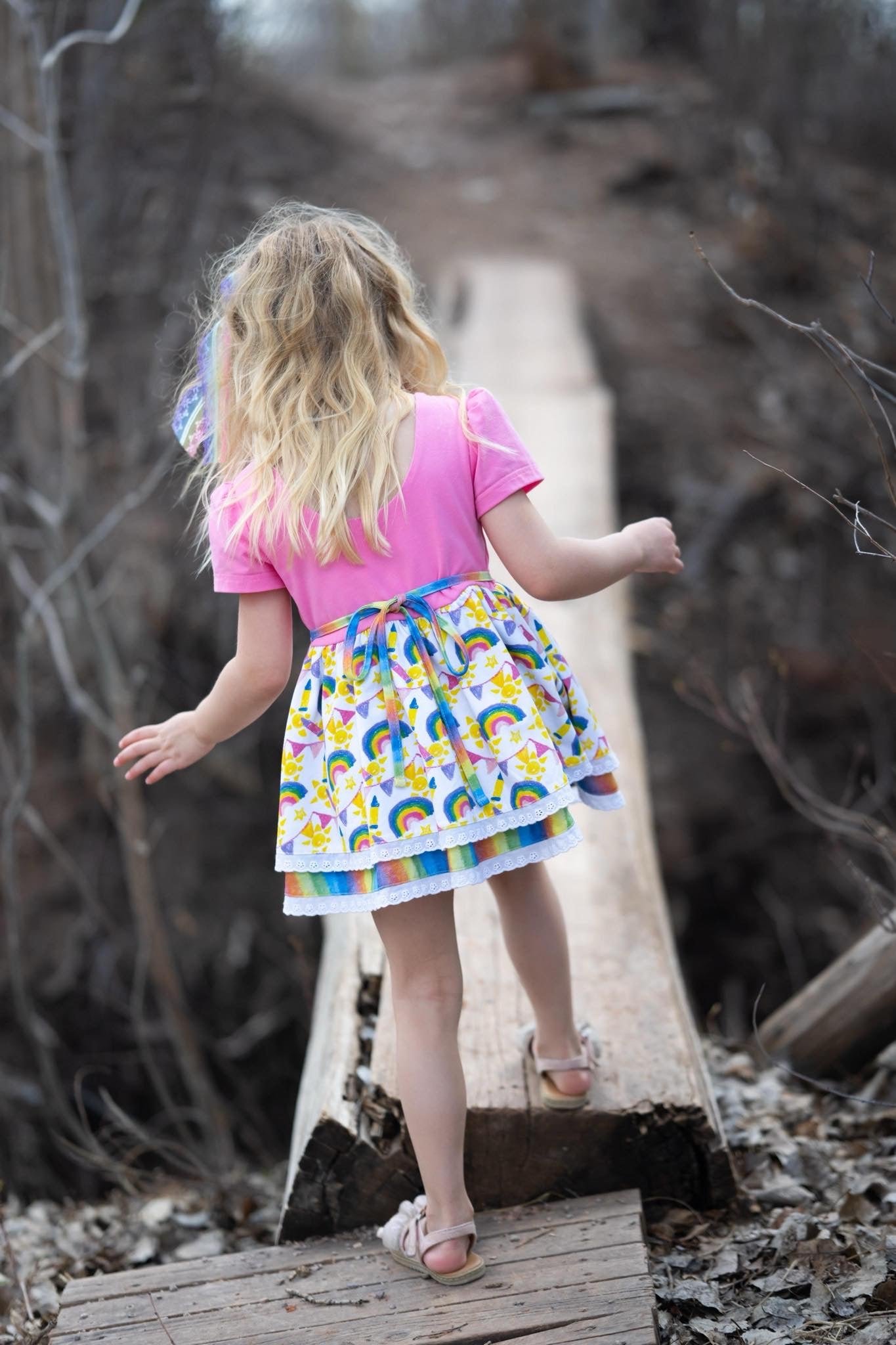 Crayon Rainbow Tunic Sets