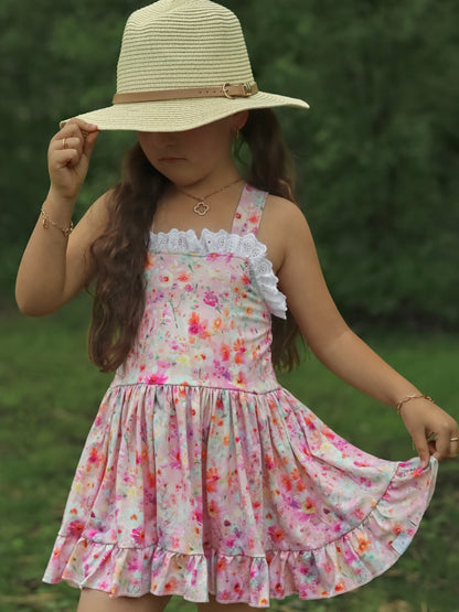 LPK Watercolor Floral Tunic Set