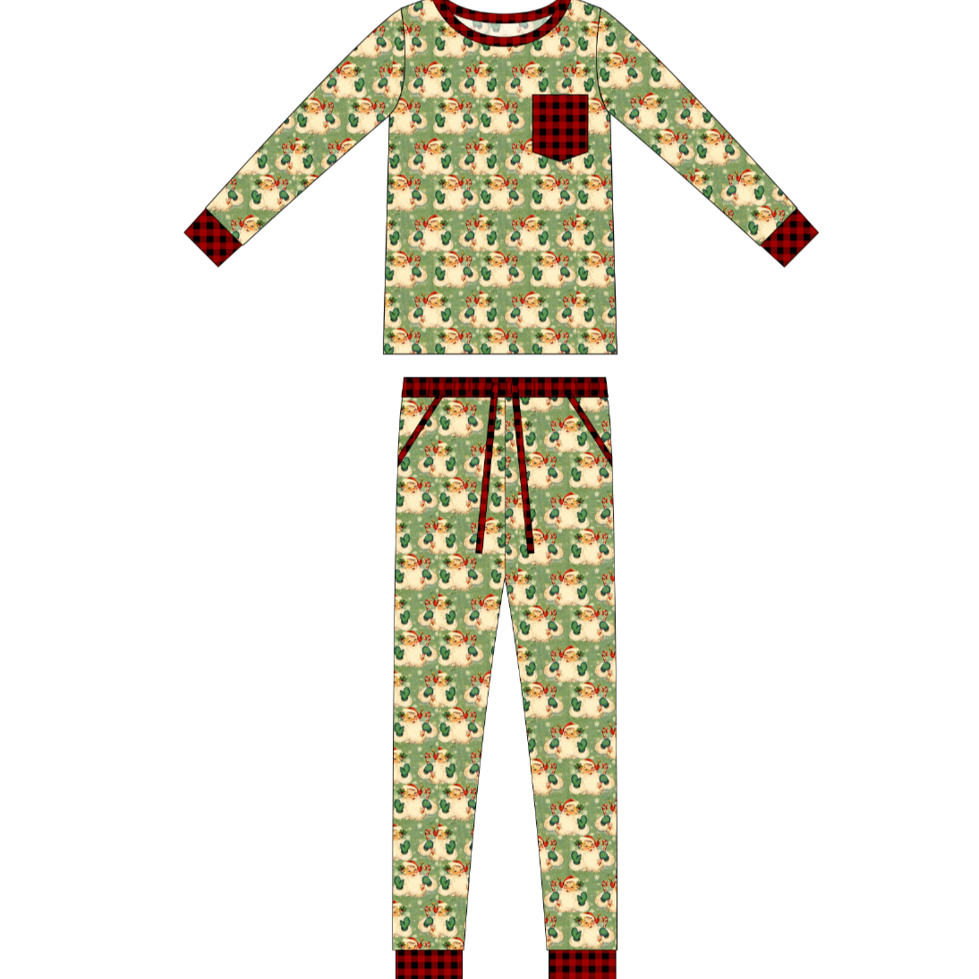 Adult Unisex Vintage Santa Set {Preorder}